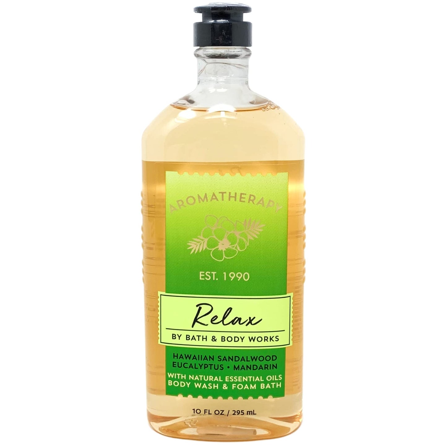 Aromatherapy Relax Hawaiian Sandalwood Eucalyptus Mandarin Duo Gift Set - Includes 10 oz / 295 mL Body Wash and Foam Bath and 5.3 oz / 156 mL Pillow Beauty and Personal Care Bath