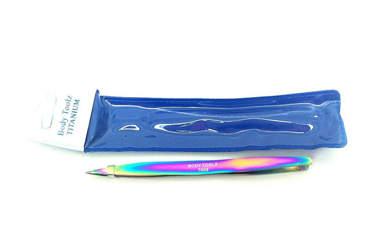 Body Toolz Double End Tweezer Titanium Beauty and Personal Care Body Toolz