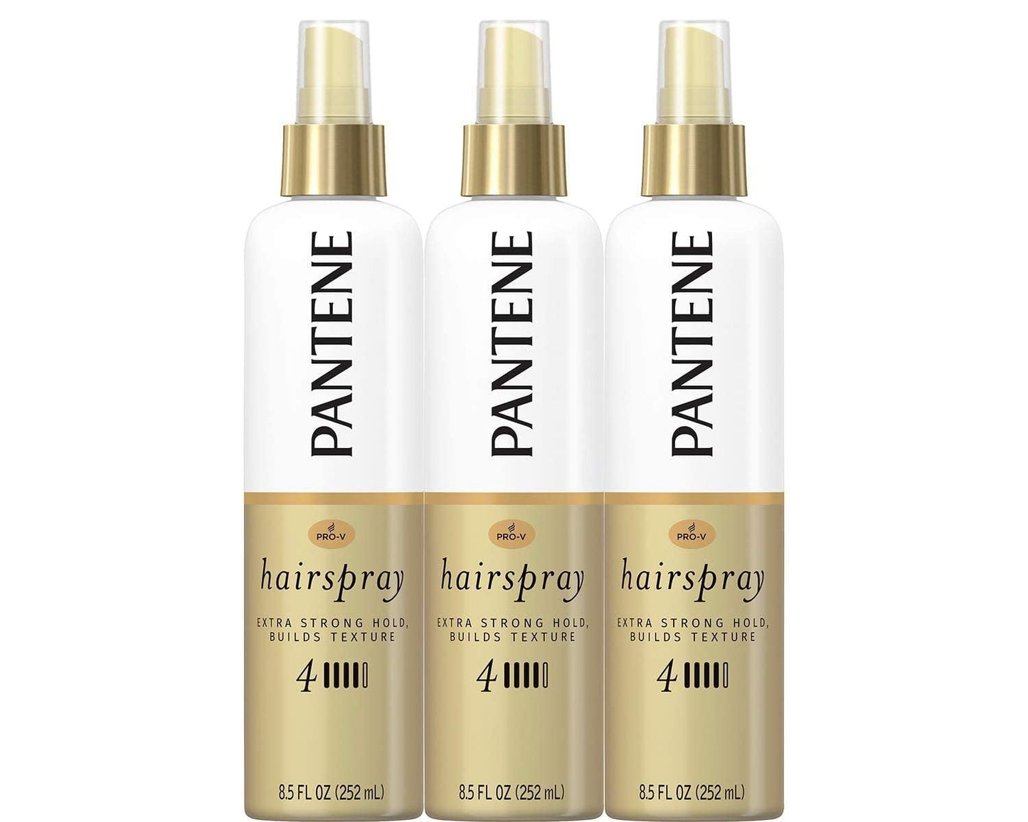 Pantene Hairspray Non-aerosol, Extra Strong Hold, Pro-V Level 4, Texture Building, 8.5 fl oz, Triple Pack Beauty & Personal Care Pantene