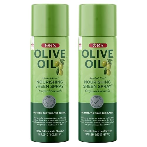 ORS Olive Oil Nourishing Sheen Spray Original Moisturizes Hair for Healthy Sheen 10 Ounce (Pack of 2) Beauty & Personal Care ORS