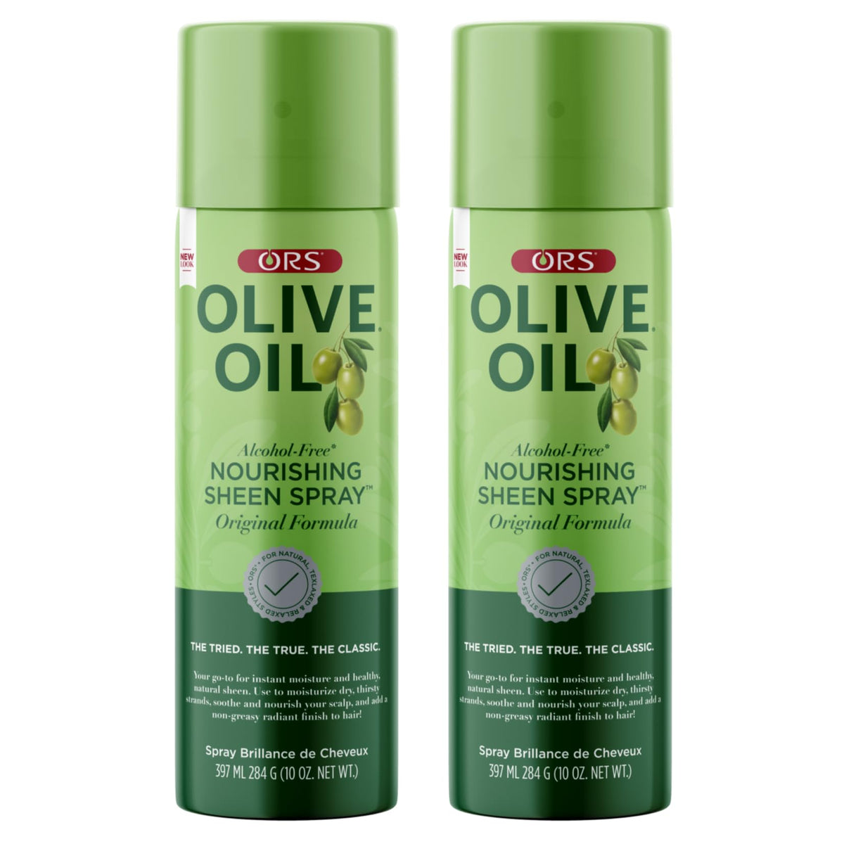 ORS Olive Oil Nourishing Sheen Spray Original Moisturizes Hair for Healthy Sheen 10 Ounce (Pack of 2) Beauty & Personal Care ORS