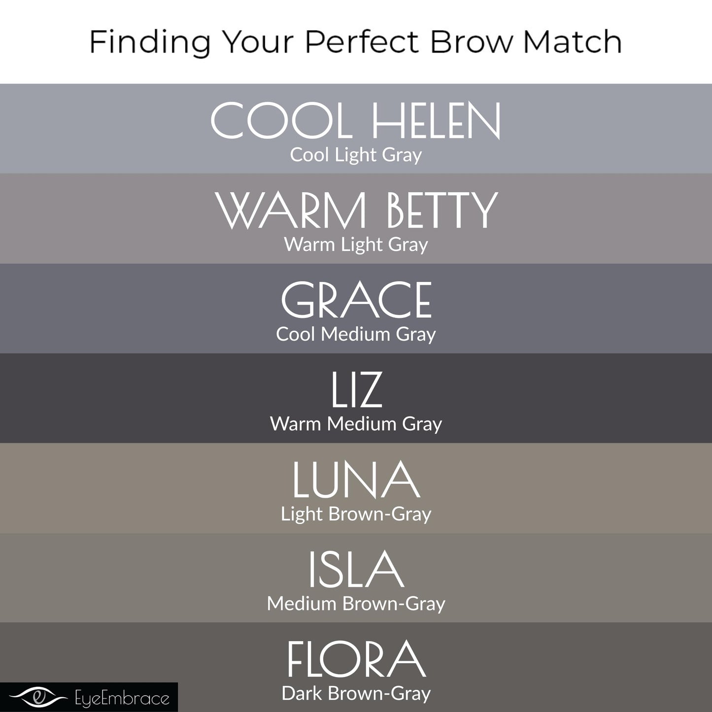 Eye Embrace Grace: Medium Gray Eyebrow Pencil - Waterproof, Double-Ended Automatic Angled Tip & Spoolie Brush, Cruelty-Free Beauty & Personal Care Eye Embrace