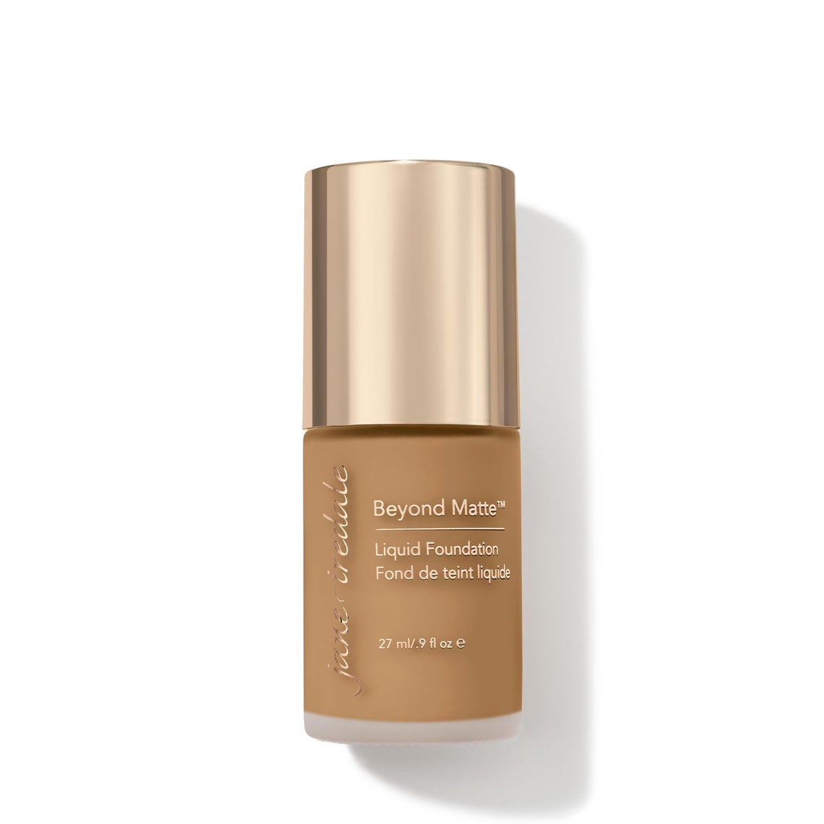 Jane Iredale Beyond Matte 3-in-1 Liquid Foundation, Long-wear, Buildable Coverage, Vegan, Clean, Cruelty Free, Semi Matte Finish, M13