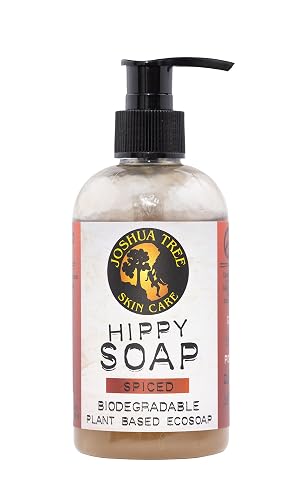 Joshua Tree Skin Care 8 oz. Organic Hippy Soap - Biodegradable Plant Based Eco Soap (Spiced) Beauty & Personal Care JOSHUA TREE