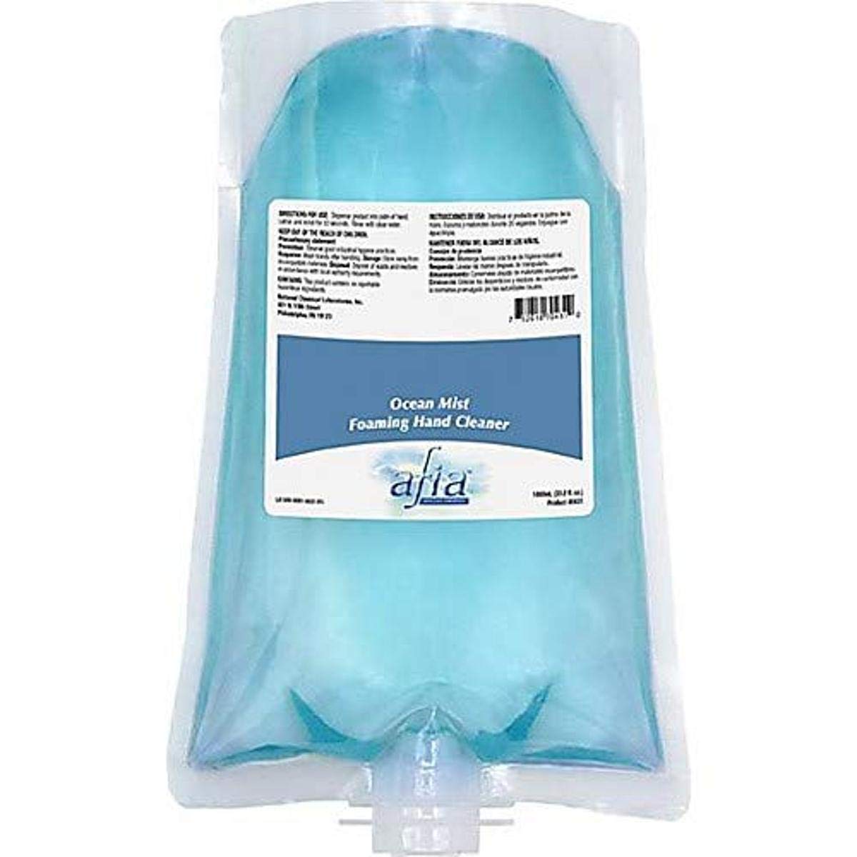National Chemical Laboratories 1164Z90CS, Afia Ocean Mist Foaming Hand Cleaner, 1000ml, Pack of 6 Beauty & Personal Care AFIA