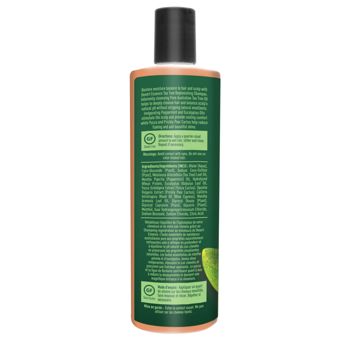 Desert Essence Tea Tree Replenishing Shampoo and Conditioner Bundle - 12.7 Fl Ounce - Therapeutic - Peppermint & Yucca - All Skin Types - Tea Tree Oil Beauty & Personal Care Desert Essence