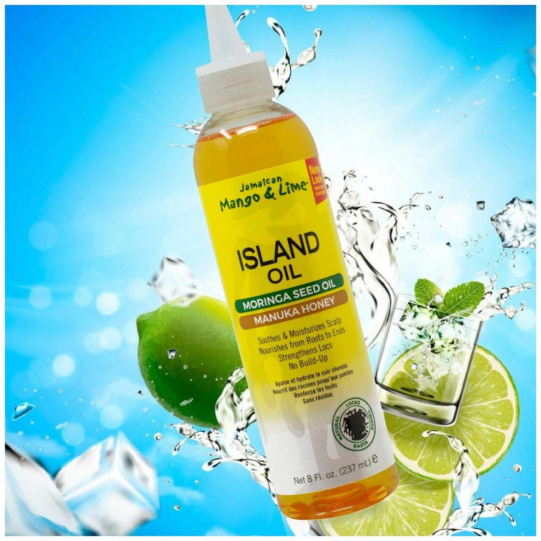 Jamaican Mango & Lime"Island Oil, Scalp Oil" - 8 Oz,Pack of 3 Beauty & Personal Care Jamaican Mango Lime