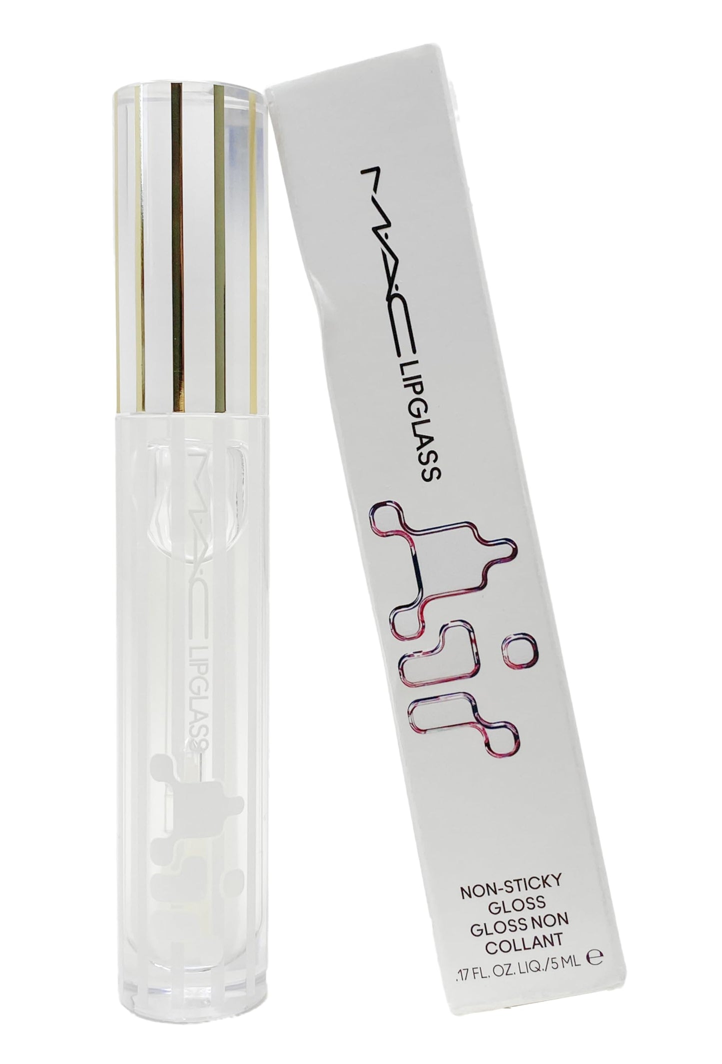 MAC Lipglass Air Non-sticky Gloss - 220 Zephyr (Clear) .17 Fl Oz / 5 ml Beauty & Personal Care MAC