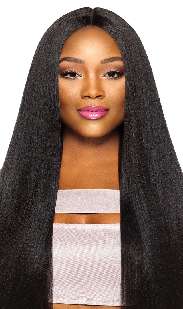 Outre Human Hair Blend Weave Premium Purple Pack Brazilian Boutique Virgin Volume Pessed 18", 20", 22"+Free Closure (NBRN)