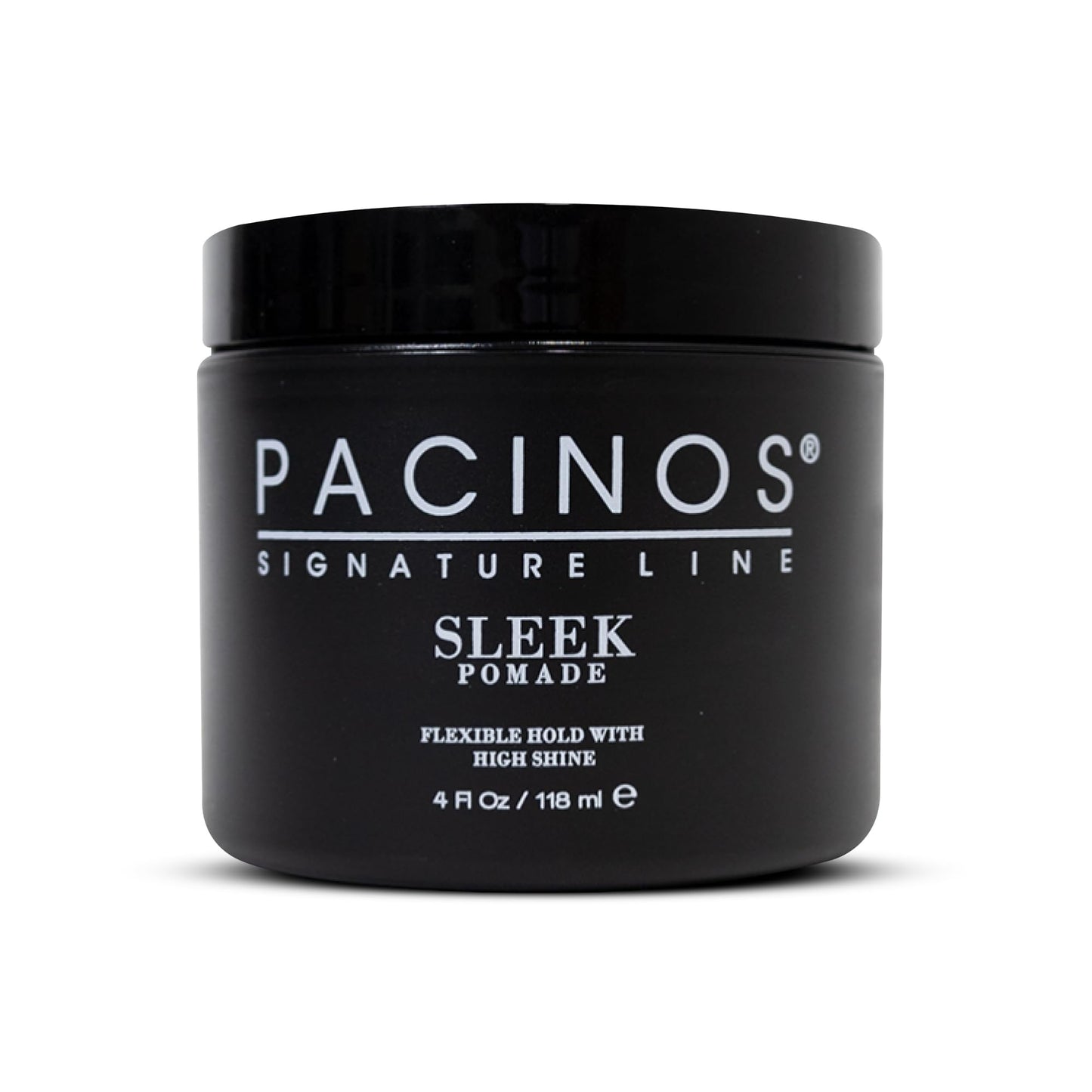 Pacinos SLEEK High Shine Flexible Pomade for Men - Long-Lasting Styling for Medium to Longer Hair - Wet Look with All-Day Hold - 4 oz Beauty & Personal Care Pacinos
