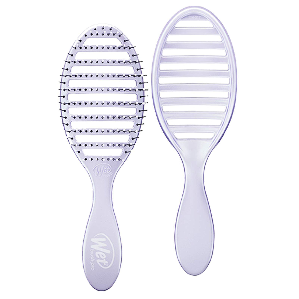 Wet Brush Speed Dry Hair Brush - Purple (Osmosis) - Vented Design and Ultra Soft HeatFlex Bristles Are Blow Dry Safe With Ergonomic Handle Manages