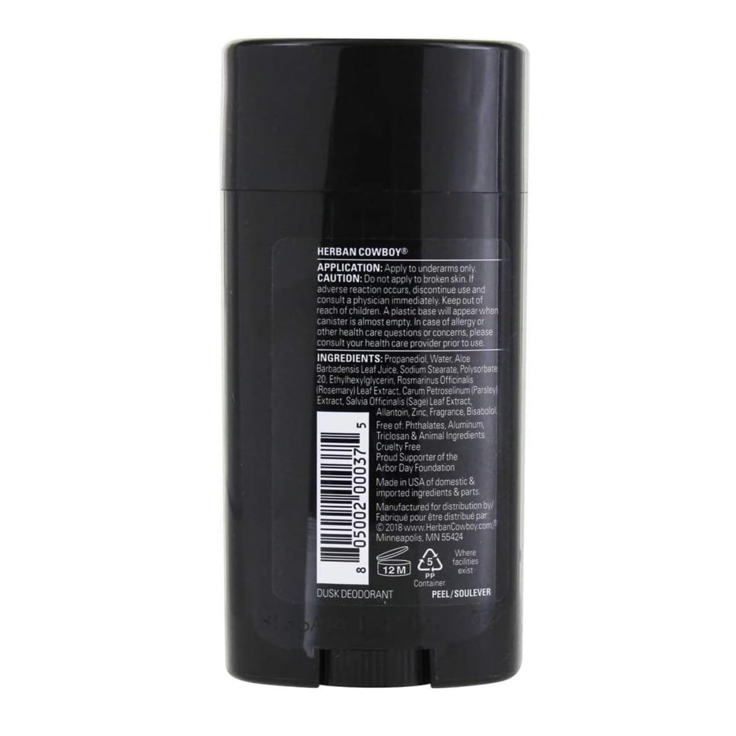 Herban Cowboy Deodorant, Dusk ,2.8 Ounce (Pack of 6) Beauty and Personal Care Herban Cowboy