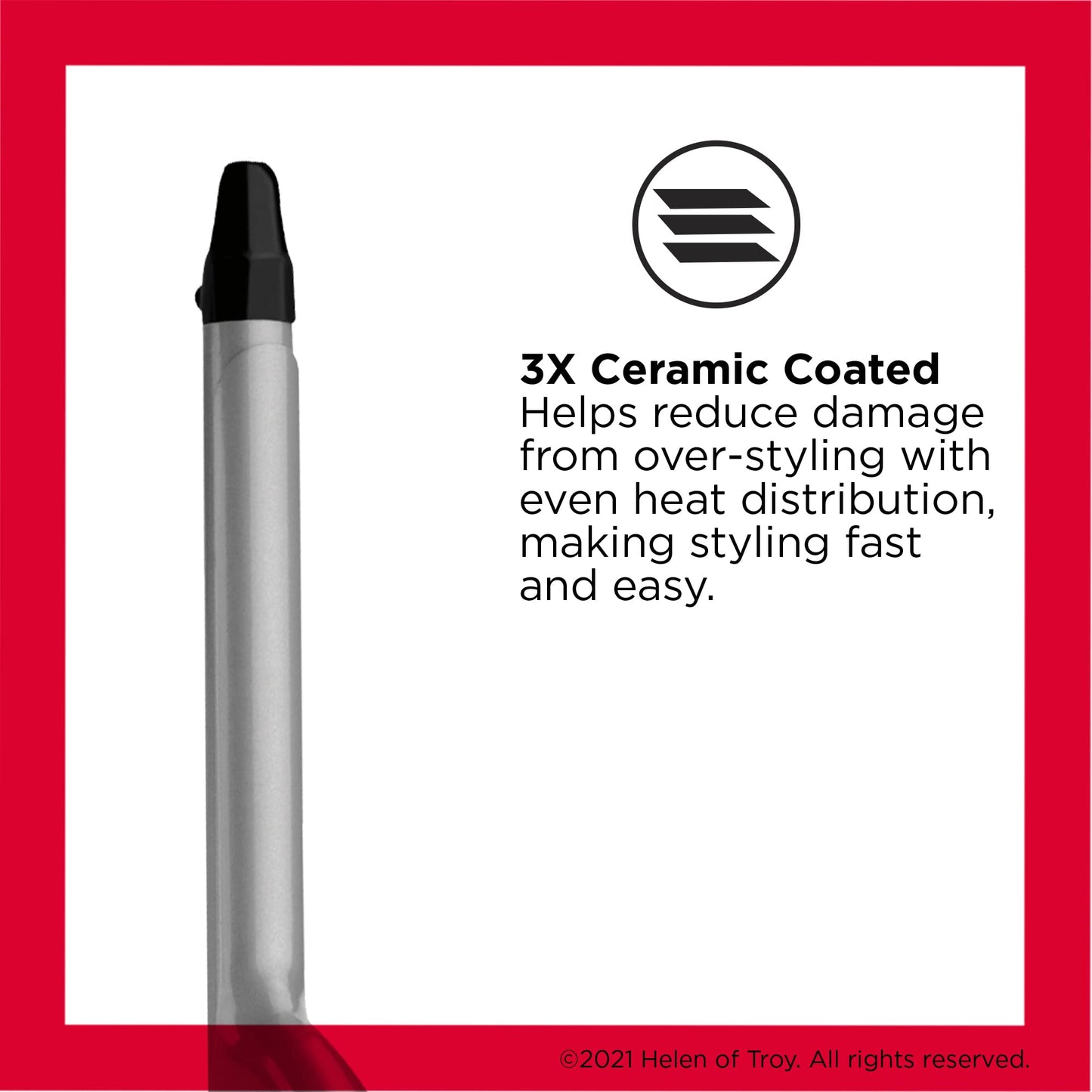 Revlon Perfect Heat Triple Ceramic Curling Iron | For Silky Smooth Spiral Curls (1/2 in) Beauty & Personal Care REVLON