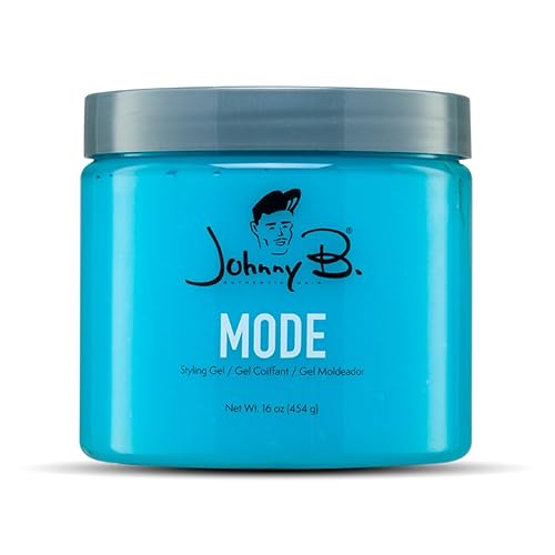 JOHNNY B. Mode Professional Hair Styling Gel, Long Lasting, Alcohol-free, No-flake formula, 16 oz Beauty & Personal Care JOHNNY B.