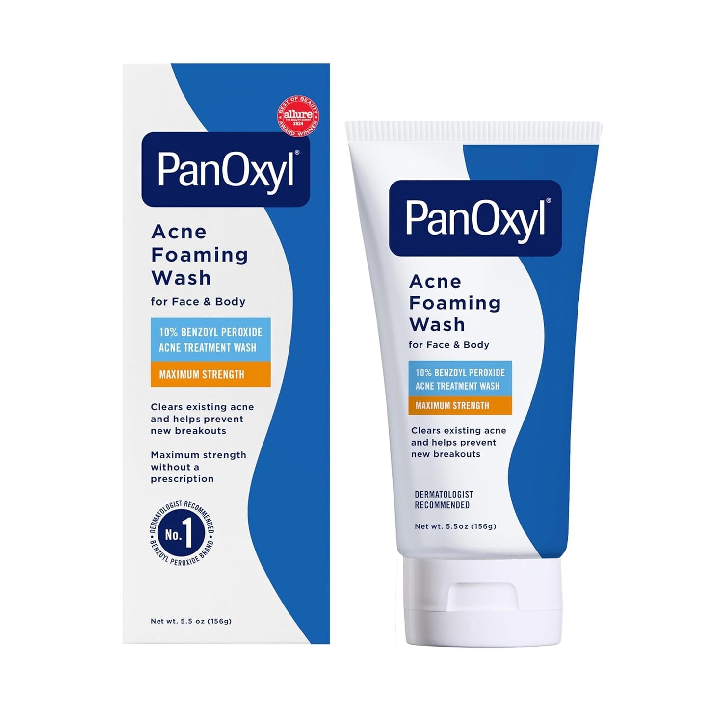 PanOxyl Foaming Acne Wash Maximum Strength 5.5 oz (Pack of 5) Beauty & Personal Care PanOxyl