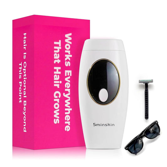 5minskin Hair Laser Removal Handset 2.0 IPL - Hair Removal Device for Women and Men, Facial and Body Hair Remover At Home, Light Based Hair Removal Beauty and Personal Care 5minskin