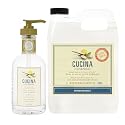 Cucina Fruits & Passion Sea Salt & Amalfi Lemon Hand Soap Set, 6.7 fl oz Glass Bottle and 33.8 fl oz Refill, Made in Canada Beauty & Personal Care Cucina