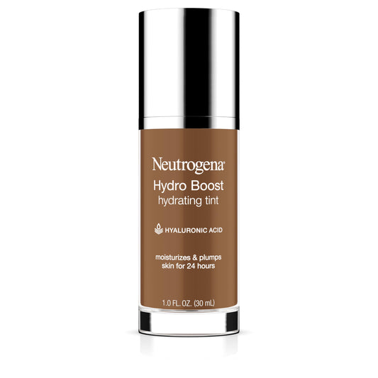 Neutrogena Hydro Boost Hydrating Tint Foundation Makeup for Dry Skin, with Hyaluronic Acid, Lightweight Oil-Free Water Gel, Non-Comedogenic, 135 Beauty & Personal Care Neutrogena