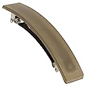 Camila Paris CP3385 French Hair Barrette Clip for Girls, Beige Rubberized Metal Clasp, Strong Hold Grip Hair Clips for Women, No Slip Durable Styling Beauty & Personal Care Camila