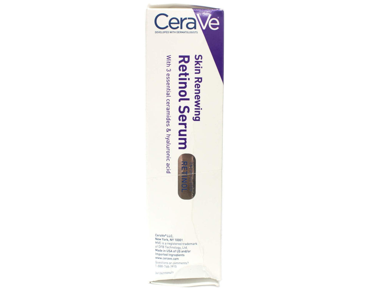 CeraVe Anti Aging Retinol Serum | Cream Serum for Smoothing Fine Lines and Skin Brightening | With Retinol, Hyaluronic Acid, Niacinamide, Beauty & Personal Care CeraVe
