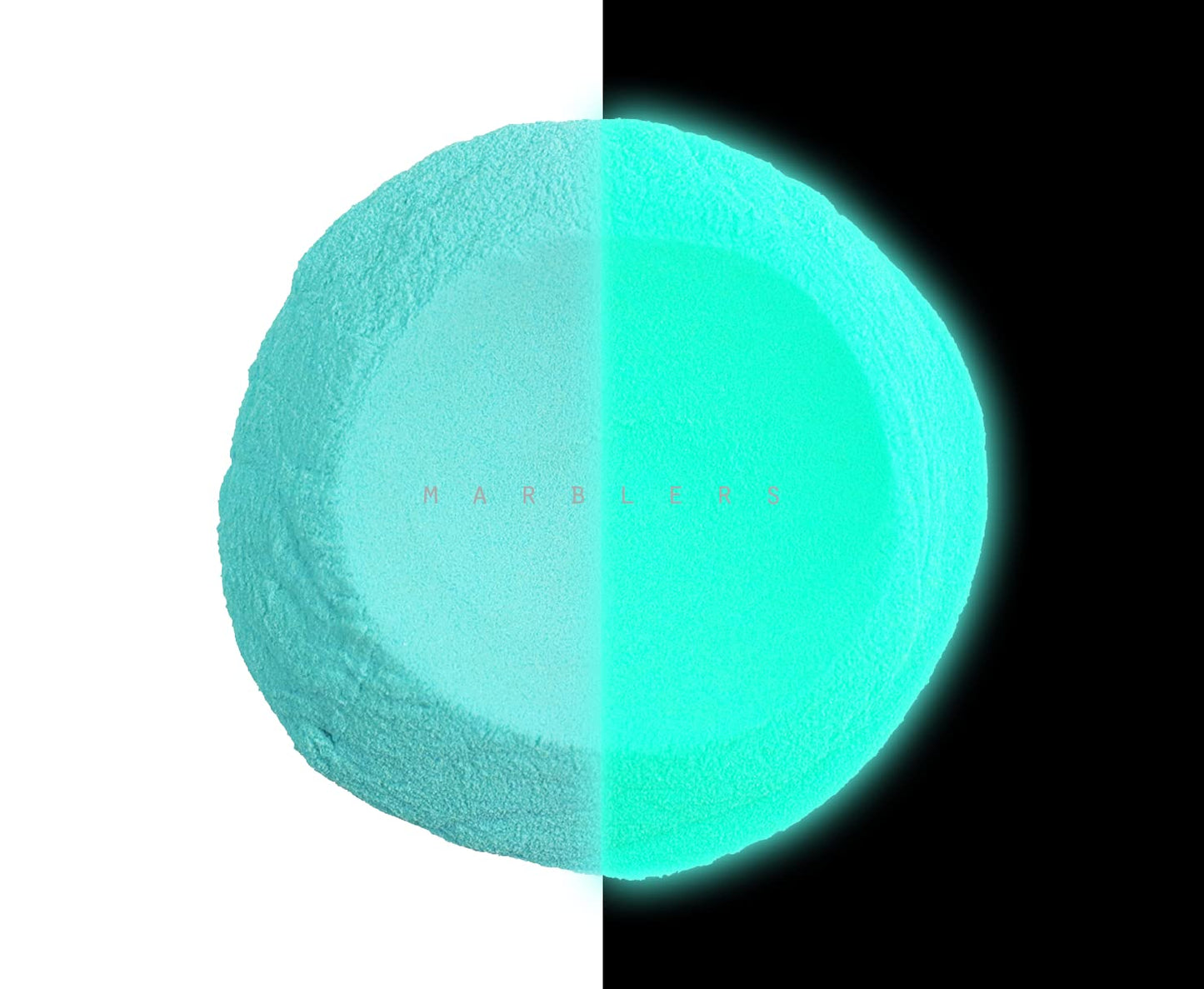 MARBLERS Glow-in-The-Dark Powder [Glow Lagoon] 0.28oz (8g) | Matte| Dye | Pigment | Non-Toxic | Vegan | Cruelty-Free | Eyeshadow, Nail Polish, Nail Beauty & Personal Care MARBLERS