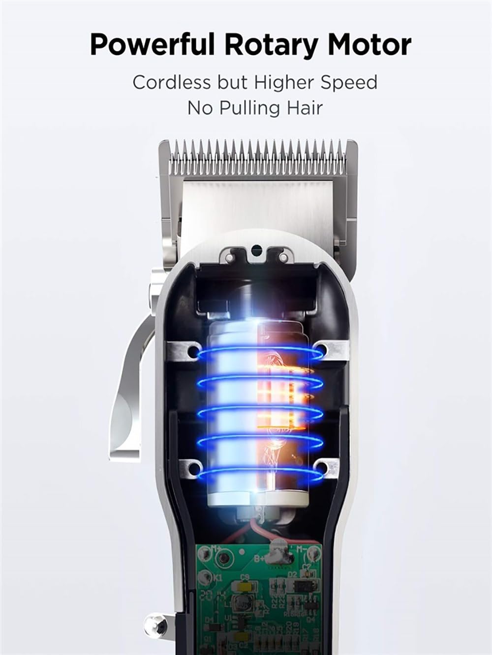 GLESVOWIO Pro Hair Clipper Electric Clippers for Men Professional Cordless Barber Rechargeable Beard Trimmer LED Display Metal Case Beauty and Personal Care GLESVOWIO