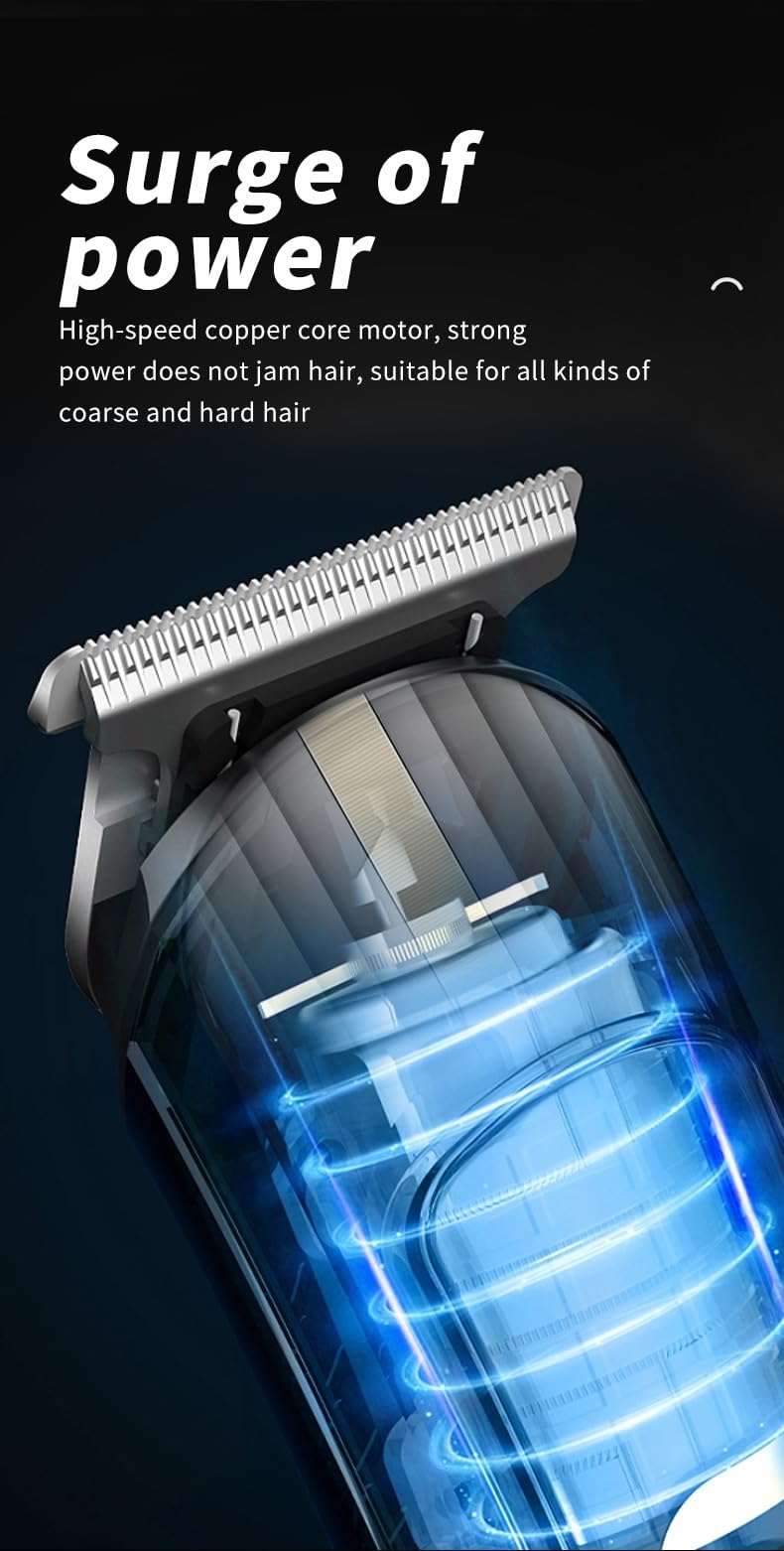 GLESVOWIO Multifunctional Beard Trimmer for Men Waterproof Electric Razor for Nose Body Face & Mustache 6 in 1 Cordless Hair Clippers Shavers Grooming Beauty and Personal Care GLESVOWIO