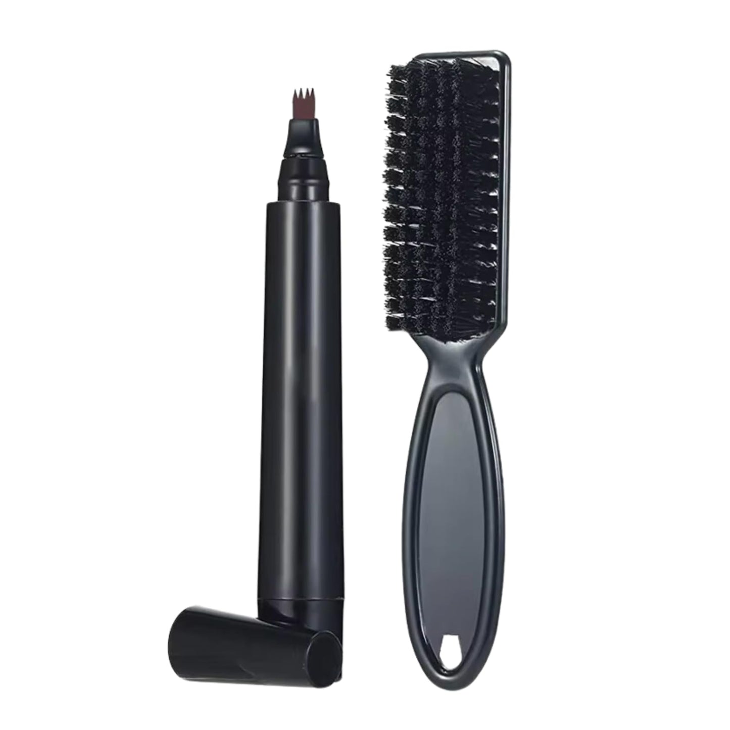 SELZALOT Beard Filler Pen (4-Tip) - Dark Brown Beard Pencil Filler for Men Waterproof Patchy Beard Solution - Beard Filler Kit Long Lasting Beard Beauty and Personal Care SELZALOT