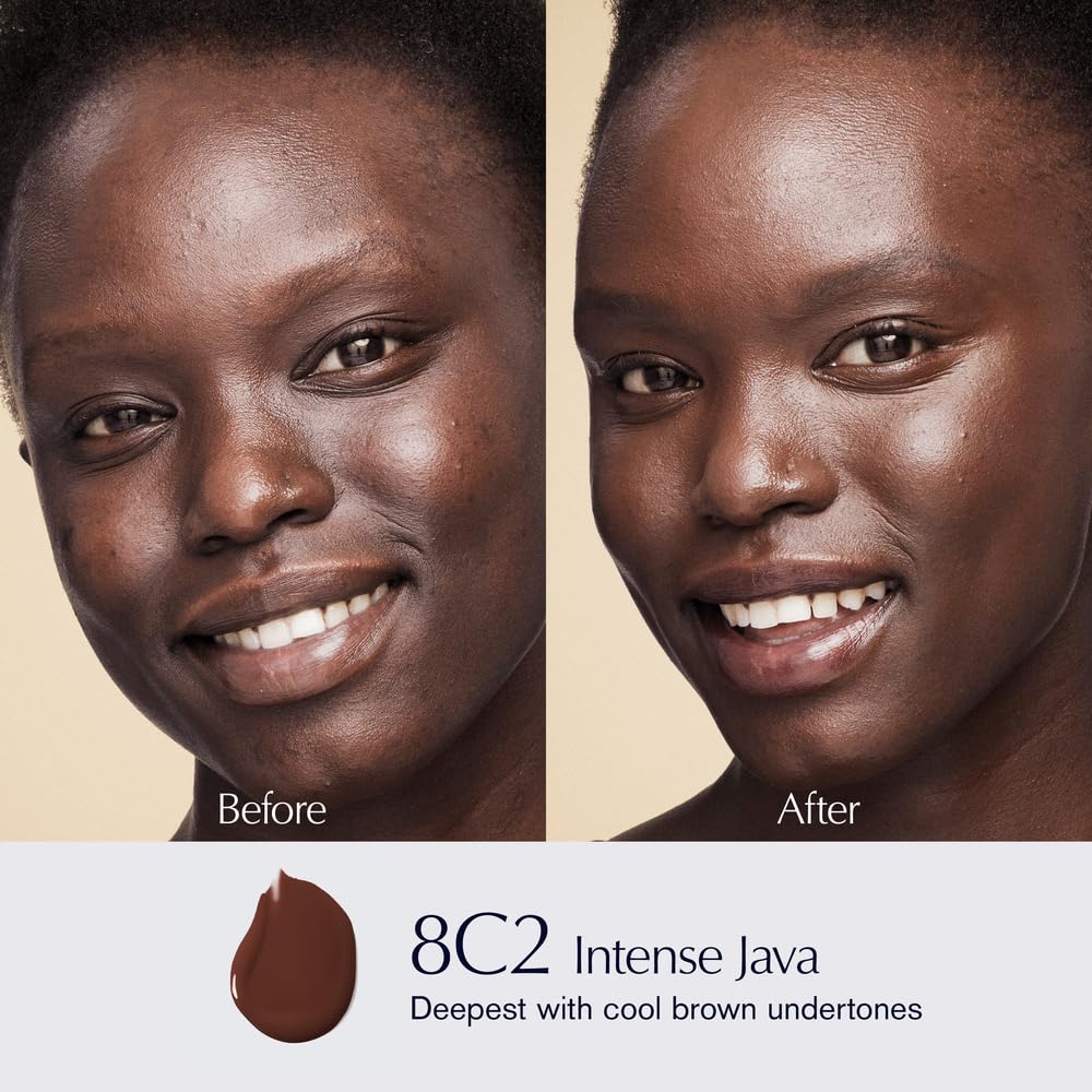 Estée Lauder Futurist Hydra Rescue Moisturizing Foundation Makeup SPF 45 for a 12-Hour Glow, 1.2 Fl Oz, 8C2 Intense Java Beauty & Personal Care Estée Lauder
