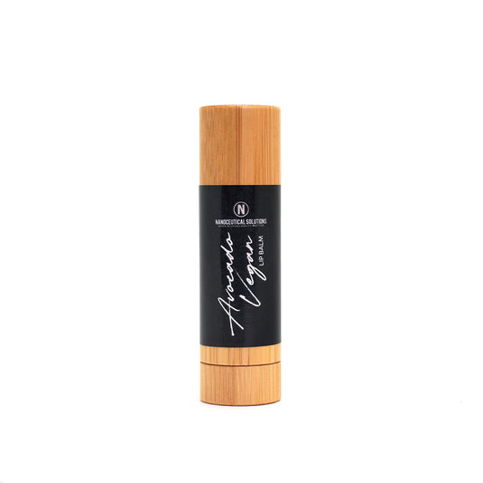 AVOCADO VEGAN LIP BALM, Clean, Light, Highly Nutritious Avocado & Shea Butter Lip Balm, Penetrates Deep Tissue and Protects Chapped Dry and Sore Lips. Beauty and Personal Care Nanoceutical Solutions