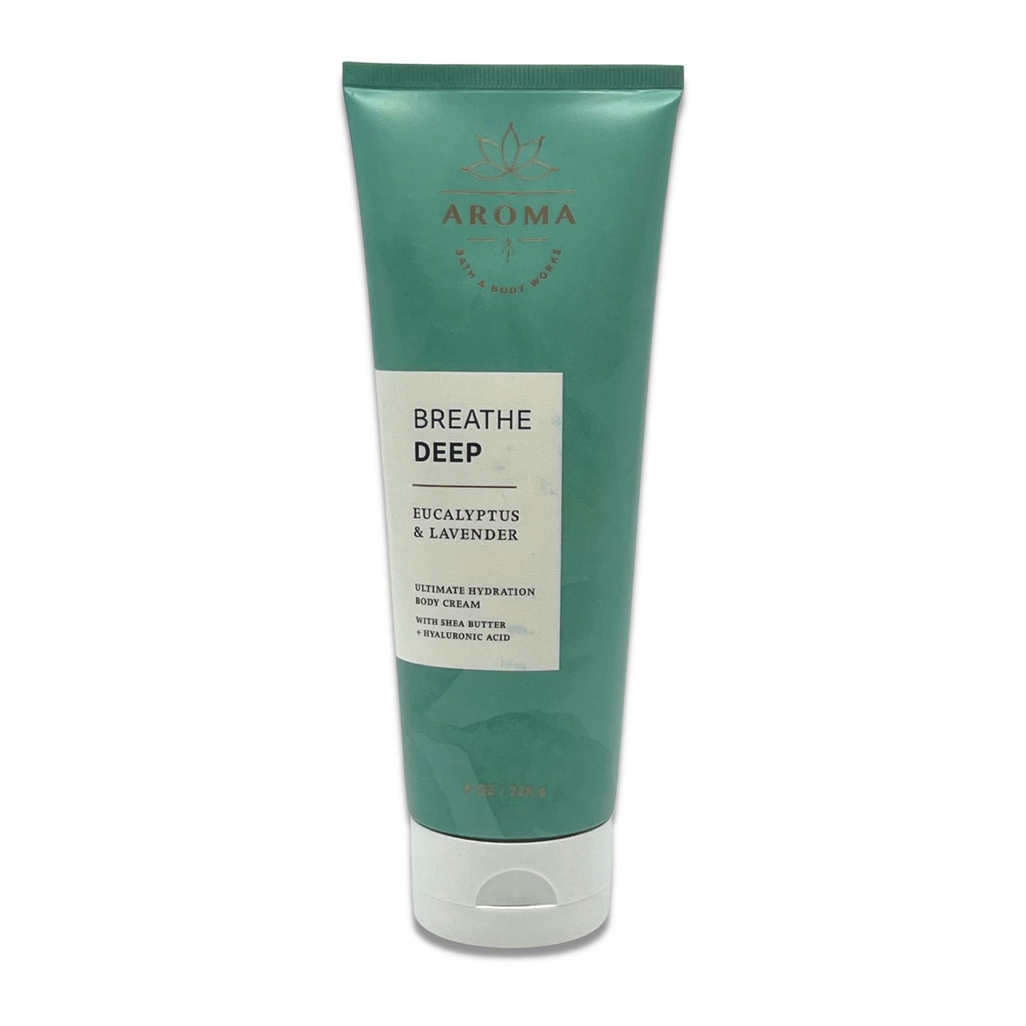 Bath & Body Works - Aromatherapy - Breathe Deep Eucalyptus & Lavender - Ultimate Hydration Body Cream - Pack of 2-8oz Beauty & Personal Care Bath & Body Works