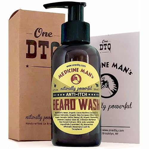OneDTQ Medicine Man's Itchy Beard Wash 4,7 FL OZ Beauty & Personal Care OneDTQ