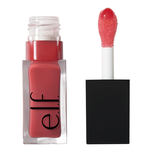 e.l.f. Glow Reviver Lip Oil, Nourishing Tinted Lip Oil For A High-shine Finish, Infused With Jojoba Oil, Vegan , Rose Envy Beauty & Personal Care e.l.f.