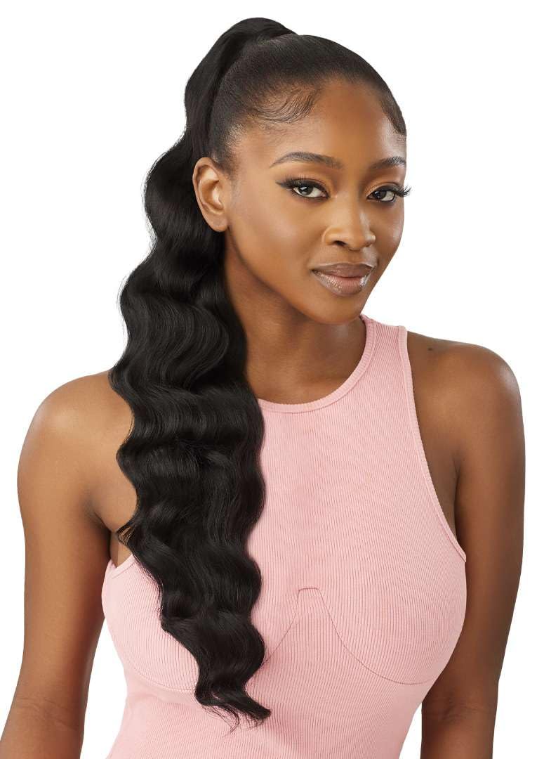 Outre Pretty Quick - Drawstring Pony - May (DR2/GINGER BROWN)