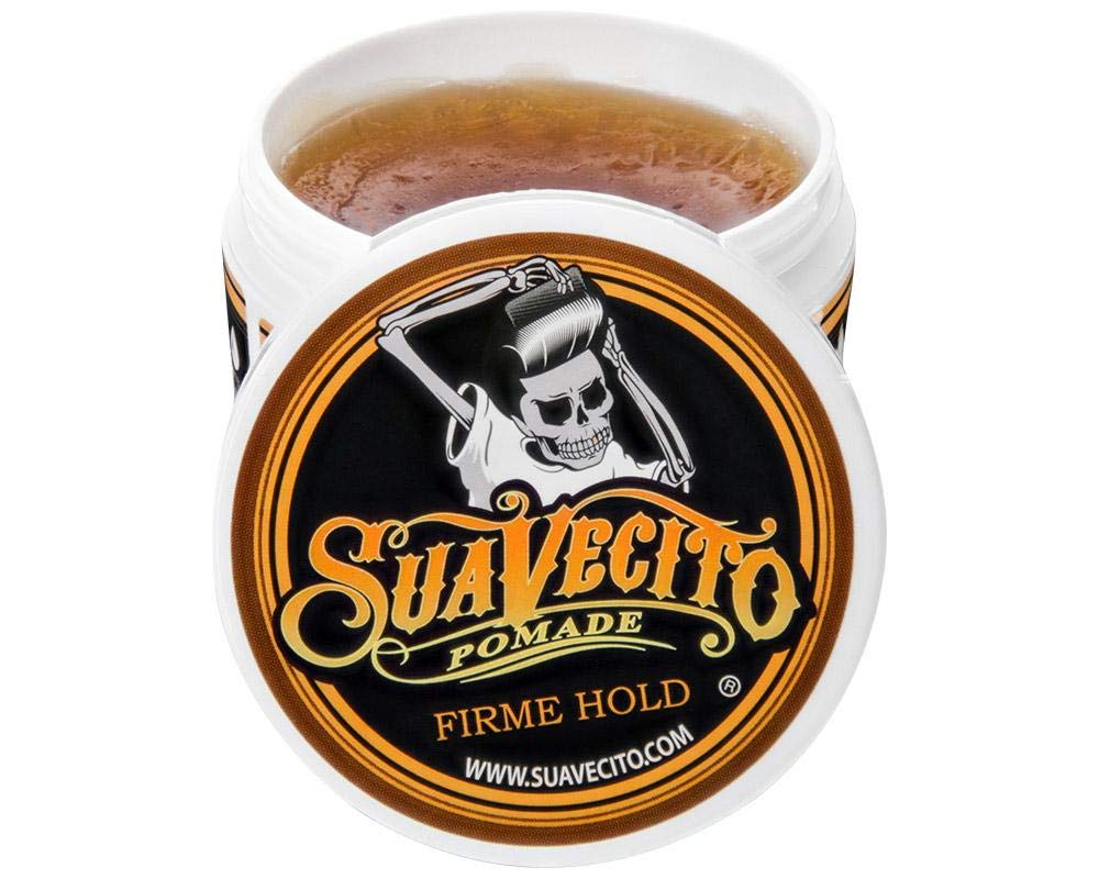 Suavecito Pomade Firme (Strong) Hold 5 oz, 1 Pack - Strong Hold Hair Pomade For Men - Medium Shine Water Based Flake Free Hair Gel - Easy To Wash Out Beauty & Personal Care Suavecito