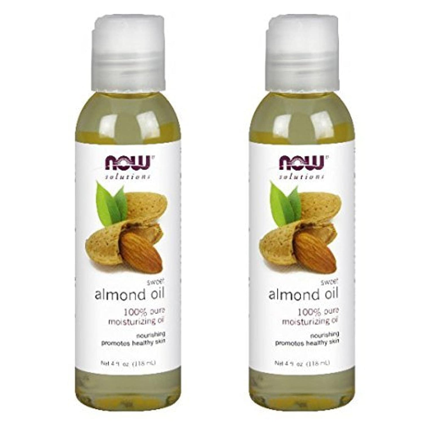 NOW Foods Almond Oil, 4 Fl Oz (Pack of 2) Beauty & Personal Care NOW Foods