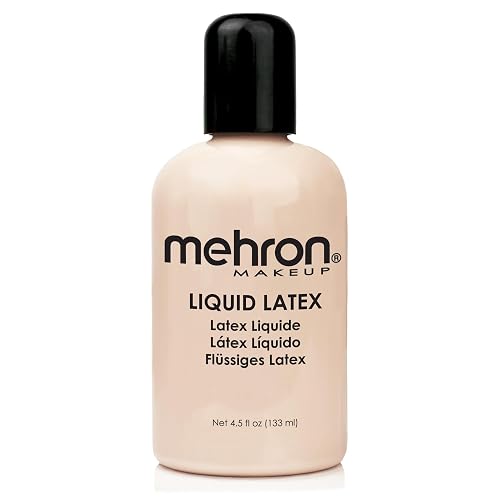 Mehron Makeup Liquid Latex (4.5 oz) (Light Flesh) Beauty & Personal Care Mehron