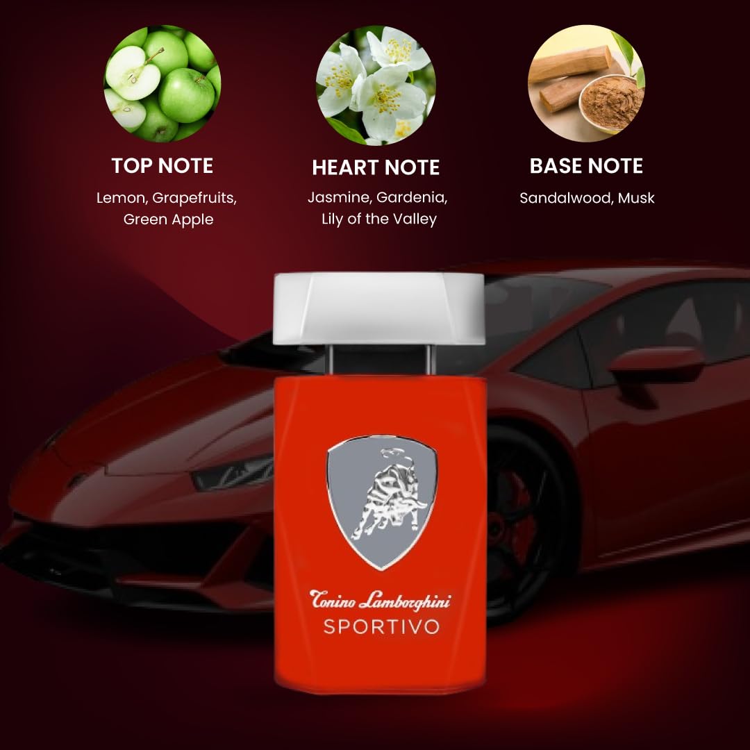 Torino Lamborghini Tonino Lamborghini Sportivo Men EDT Spray 4.2 oz Beauty & Personal Care Tonino Lamborghini Golf