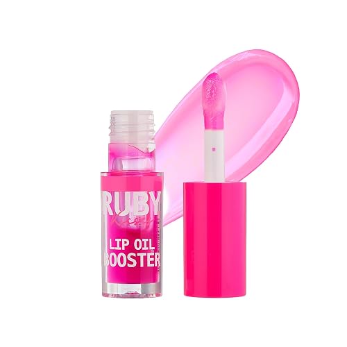 Ruby Kisses Lip Oil Booster, Hydrating Lip Gloss with Nourishing Natural Oil Blend, Jumbo Wand for Easy Application, Non-Sticky Formula Beauty & Personal Care Ruby Kisses