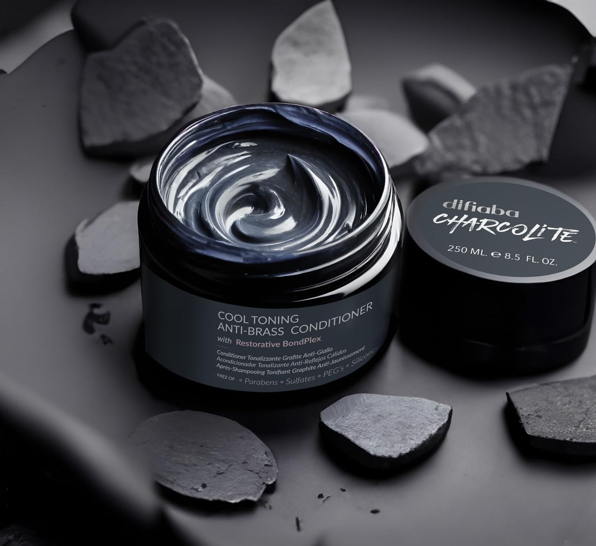 Charcolite Conditioner for Color Treated Hair - Blonde Conditioner - Charcoal Conditioner - Brass-Off Conditioner - Cool Toning Conditioner