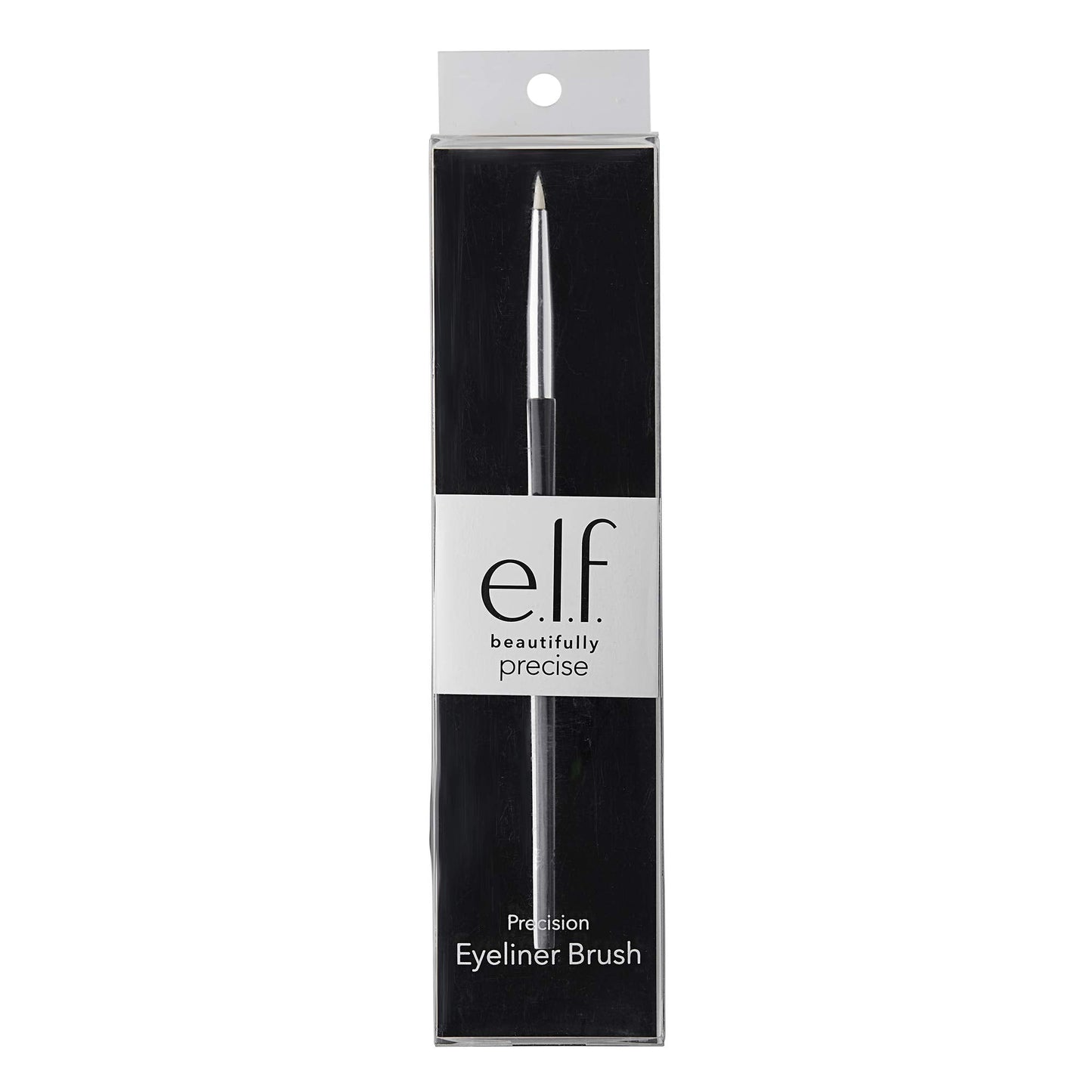 e.l.f. Precision Eyeliner Brush, Ultra-Fine, Tapered, Soft, Synthetic, Corrects, Conceals, Defines, Easy To Clean White Beauty & Personal Care e.l.f.