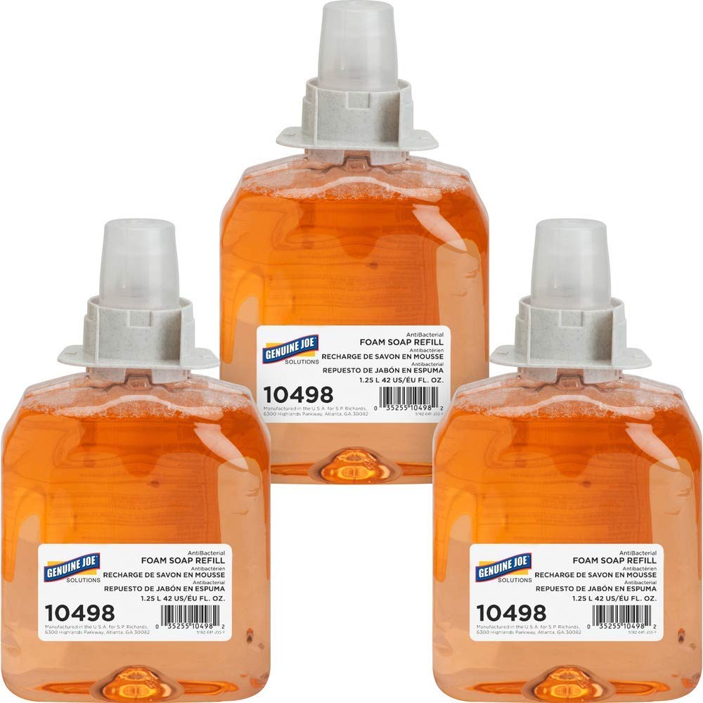 Boardwalk 8300 Foam Antibacterial Handwash, Fruity, 1250mL Refill, 4/Carton Beauty & Personal Care Boardwalk