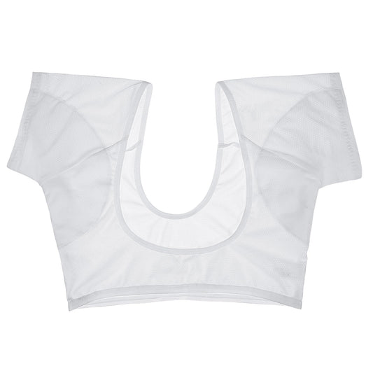 SUPVOX Underarm Sweat Pads - Washable & Breathable Sweat Guard Underwear Vest Short Sleeve Dress Armpit Pads for Women Girls Ladies White Beauty and Personal Care SUPVOX