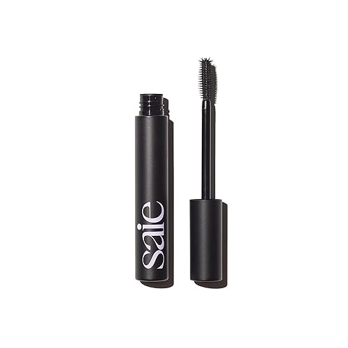Saie Mascara 101 - Lash Lengthening Mascara for Thick, Bold, Lifted Lashes - Buildable Eye Makeup Formulated to Strengthen and Condition with Rich Beauty & Personal Care Saie