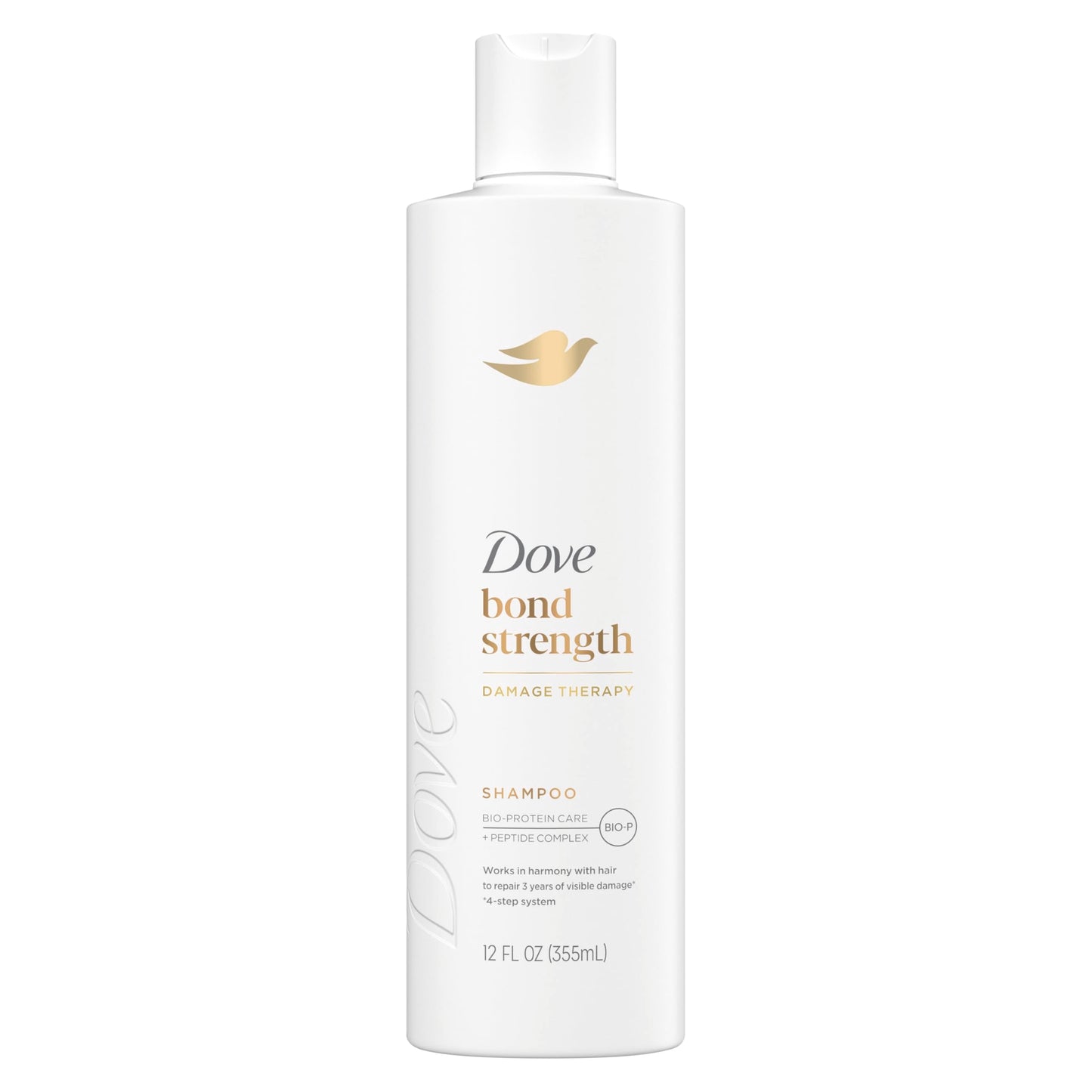 Dove Shampoo Bond Strength for Chemically Damaged Hair with Bio-Protein Care Technology and Peptide Complex 12 Fl Oz Beauty & Personal Care Dove