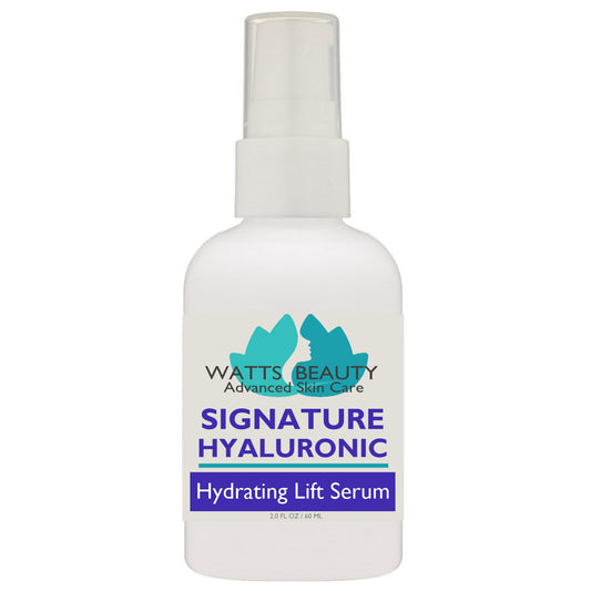 Watts Beauty Signature 100% Pure Hyaluronic Acid Wrinkle Serum - Best Hyaluronic Acid for Face - No Parabens - Perfect Plumping Moisturizer Beauty & Personal Care Watts Beauty