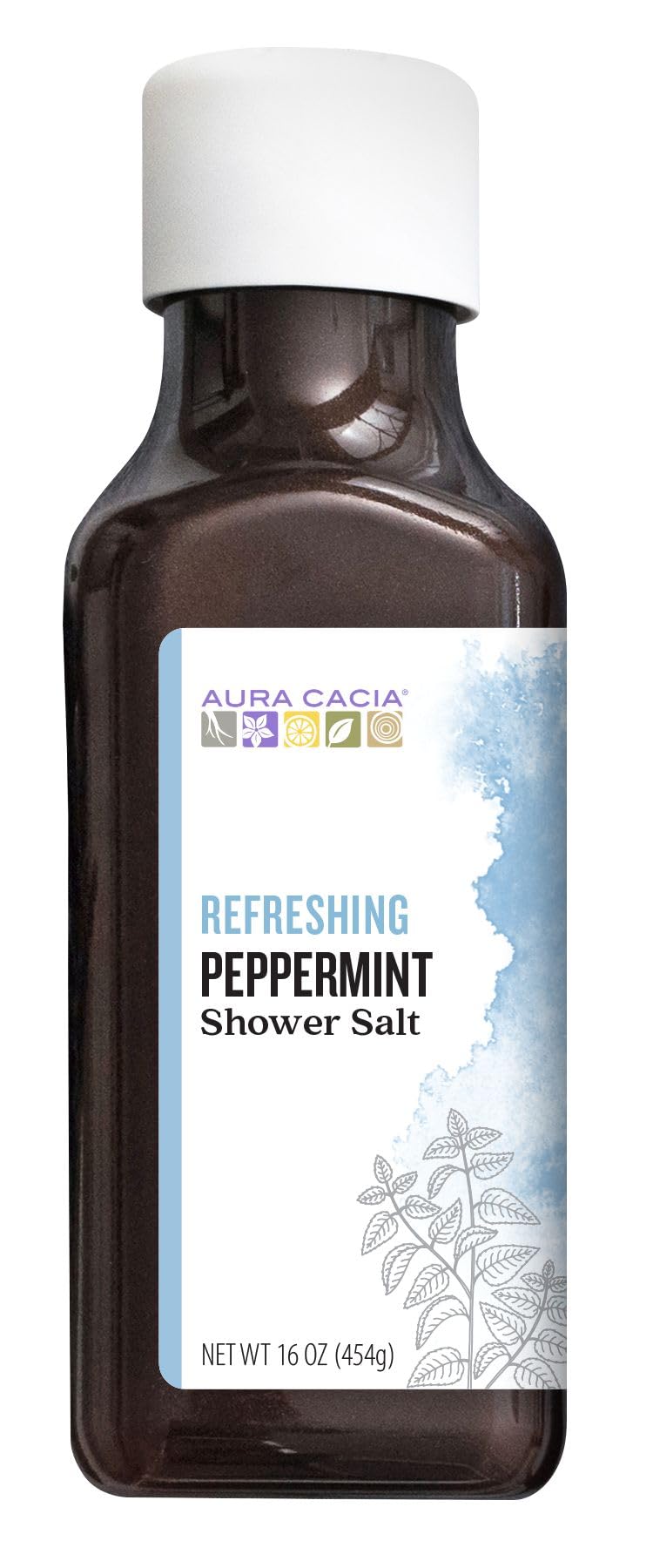 Aura Cacia Refreshing Peppermint Shower Salts - 16 oz. Beauty and Personal Care Aura Cacia
