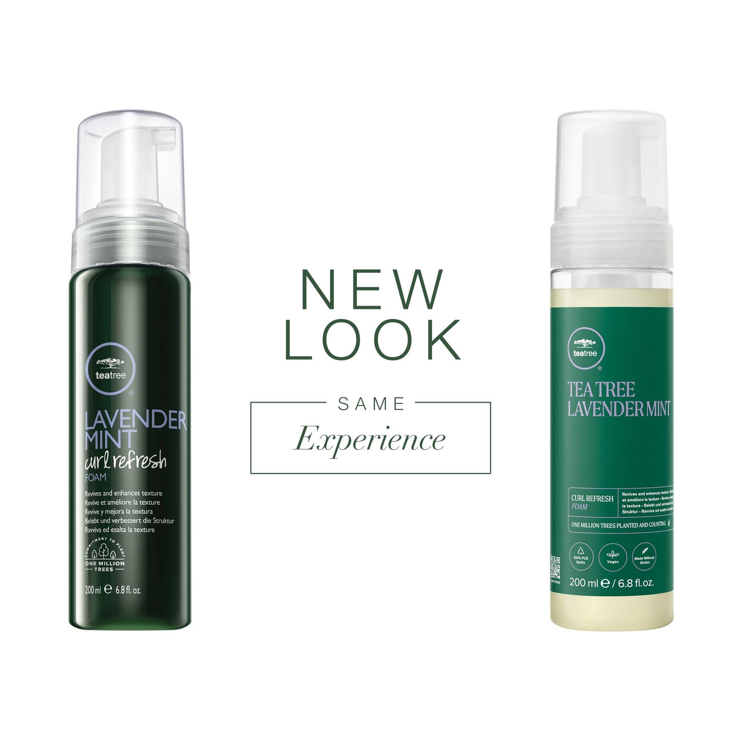 Tea Tree Lavender Mint Curl Refresh Foam, Hair Mousse, For Coarse, Curly + Dry Hair, 6.8 fl. oz. Beauty & Personal Care Tea Tree