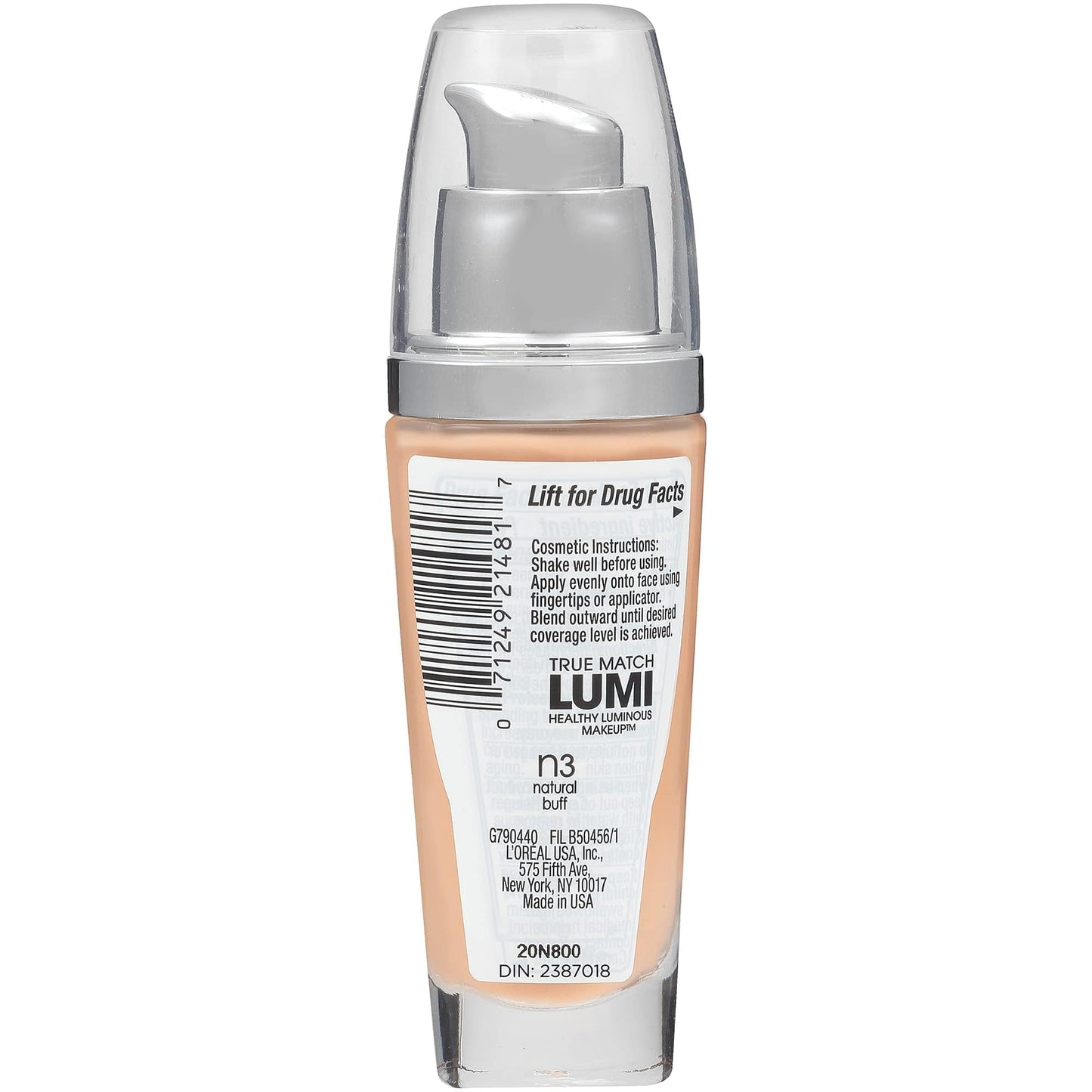 L'Oreal Paris True Match Lumi Healthy Luminous Makeup, Neutral, 1 fl; oz. Beauty & Personal Care L'Oreal Paris