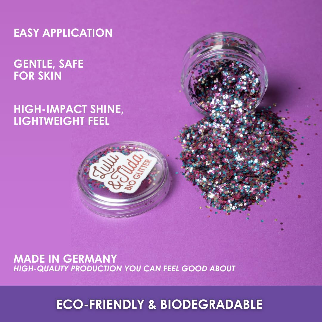 Biodegradable Glitter, 8 Colors, Vegan, for Hair and Body, Safe for Children (Mermaid Scales) Beauty & Personal Care Great Pretenders